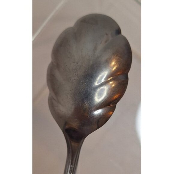 vintage silco stainless flatware panorama Shell sugar spoon - Picture 5 of 7